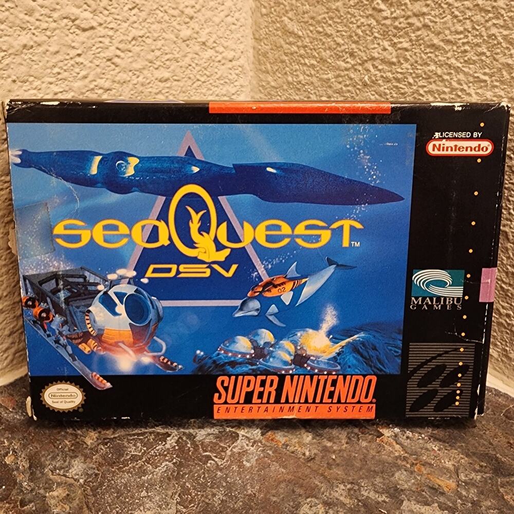 Game - SeaQuest DSV - SNES - Super NES - Nintendo
